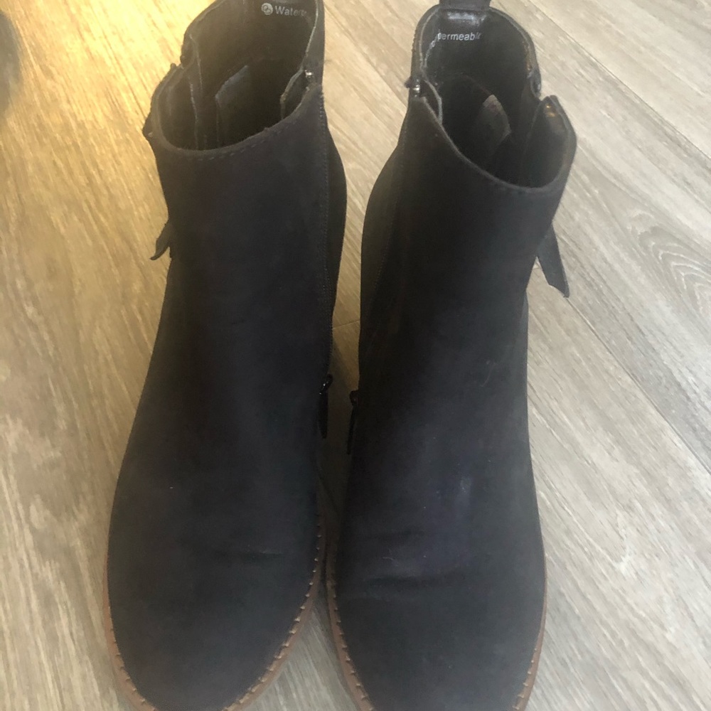 Black Bondo Norma Waterproof Bootie Size 6